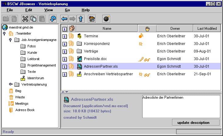 screenshot jbrowser window