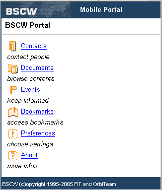 Mobile portal